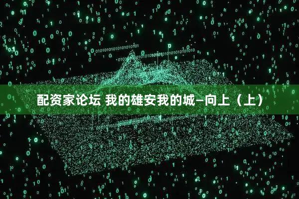 配资家论坛 我的雄安我的城—向上（上）